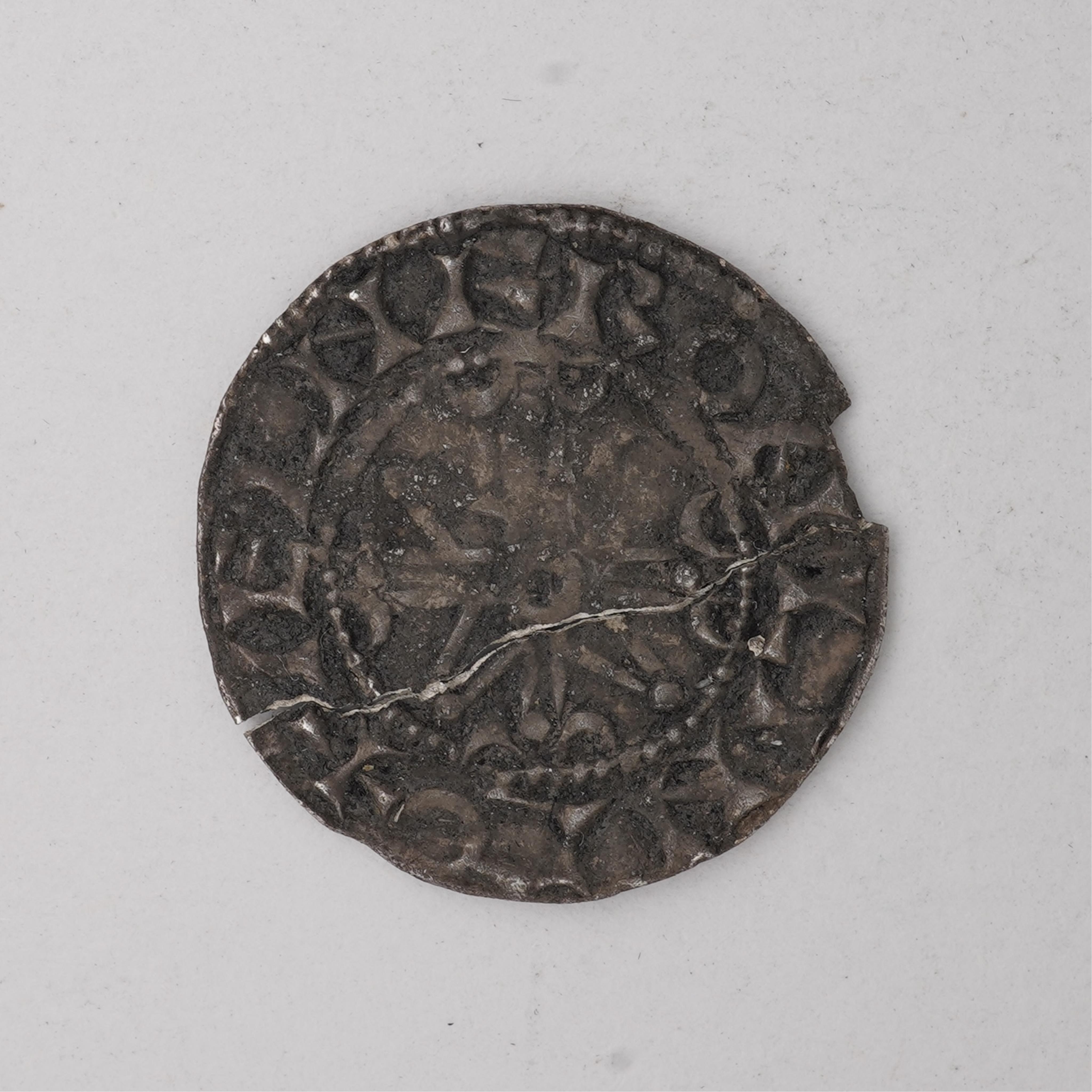 British hammered coins, William I (1066-1087), silver penny, mm. Lincoln, halved otherwise fine